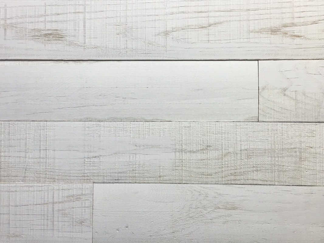 Rustick Wall Co. 60" American White Oak Wall Paneling in White Wash